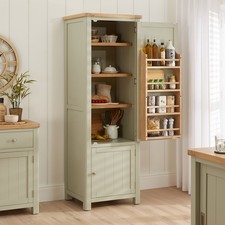 Marbury Sage Green Single Larder Pantry Cupboard- SLIGHT SECONDS - SAG48-F384