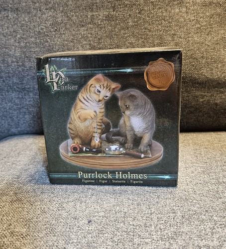 Purrlock holmes hand painted - purrlock,