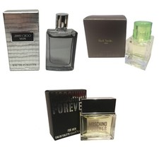Mens Aftershave Miniature Mini Gift Travel x3 Paul Smith Jimmy Choo Moschino