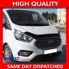 FOR FORD TRANSIT CUSTOM BONNET WIND STONE DEFLECTOR PROTECTOR BRA (2018 ONWARDS)