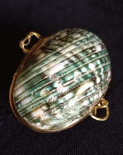 Vintage Indo-Pacific Turbo Shell Thimble Holder