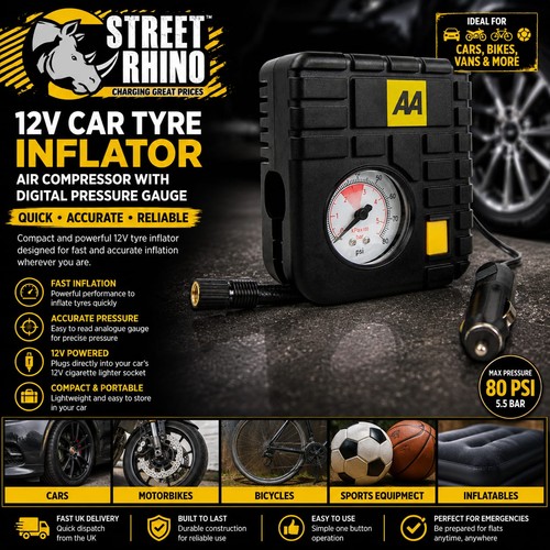 12v tyre inflator - inflator, air