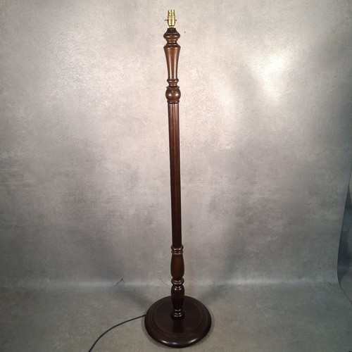 Vintage wooden standard lamp - standard,