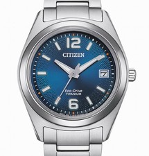 Citizen Eco-Drive Super Titanium 34 MM Watch 5 BAR Wr FE6151-82L Hypoallergenic