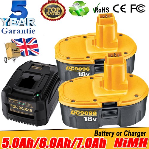 5ah for dewalt 18v - 2x, xrp