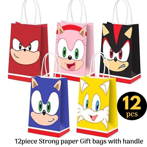 Sonic party bags - kids, birthday