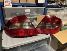 Mercedes CLK W209 Facelift AMG Sport Tinted Rear Light Lenses Bulb Holders Pair