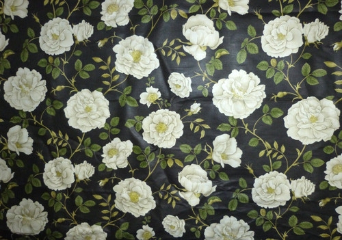 Sanderson linen blend fabric - linen,