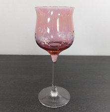 Wine Glass Cranberry Pink