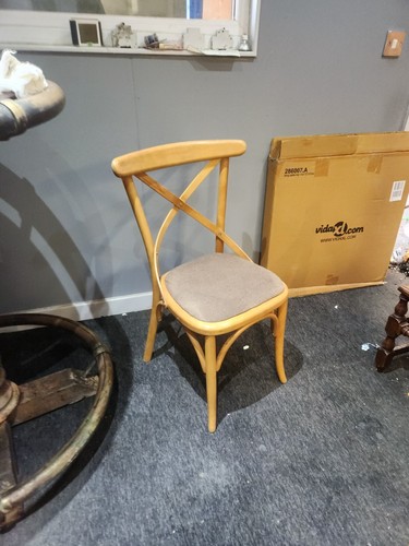Wooden french bistro back - wooden,
