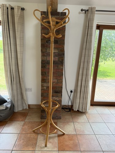 Vintage bentwood coat stand - coat,