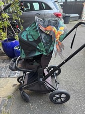 cybex priam Birds Of Paradise Pushchair Stroller + Chassis All Terrain+ Handmuff