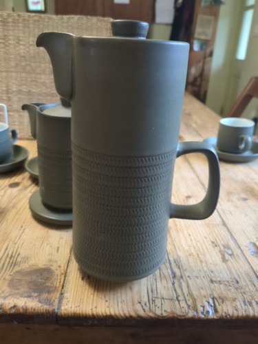Denby chevron large - chevron, coffee