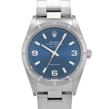 ROLEX Air-King 14010M blue WATCH 682939