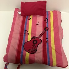 Maplelea Doll Harmony Guitar Bedding Set Comforter/Sleeping Bag & Pillow READ