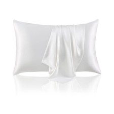 Luxury Silk Pillowcase 100% Mulbury Silk 19 Momme 6-A Grade 20"x26" White