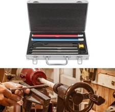 8PCS Carbide Wood-Turning Tool Set, Lathe Turning Tools with 4 Carbide Inserts