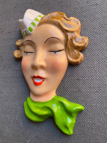Art deco wall head - , /plaque