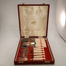 George Butler EPNS Silver Plate Cutlery – 12 Piece Dining Set with Original Case