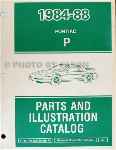 Pontiac fiero parts - pontiac, 1988