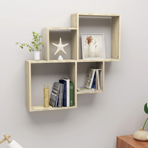 Wall cube shelf sonoma - wall,