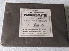 SEALED PACK WW2 RAF AIR MINISTRY PANCHROMATIC PHOTOGRAPHIC  PLATES  REF 14B/205
