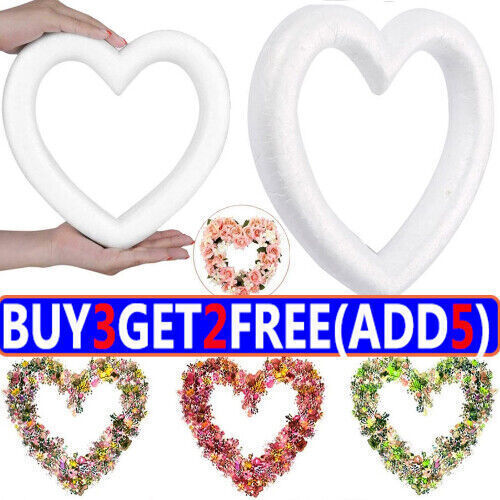 Diy white foam wreath - foam,