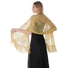 Pure Color Evening Dress Shawl