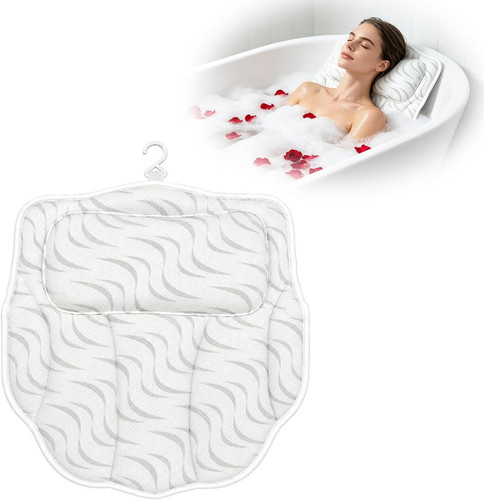 Bath pillow for tub ergonomic - pillow,