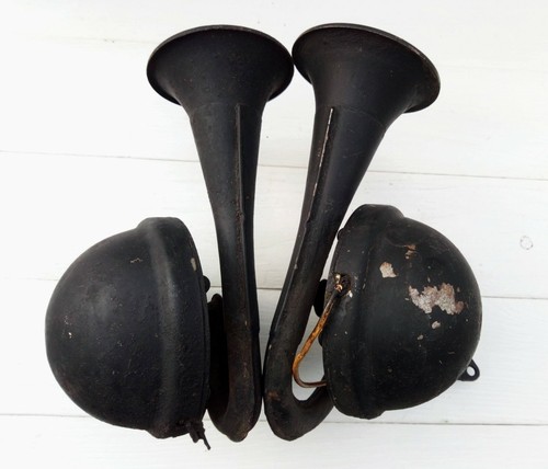 Pair vintage soviet - soviet, horns