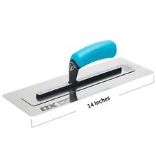 OX PRO 14" SEMI FLEX STAINLESS STEEL TROWEL