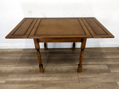 Dining table vintage draw - draw, leaf