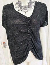 Crea Concept short Sleeve  Jumper In Black Size 44