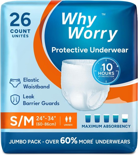 Whyworry incontinence pants - whyworry,