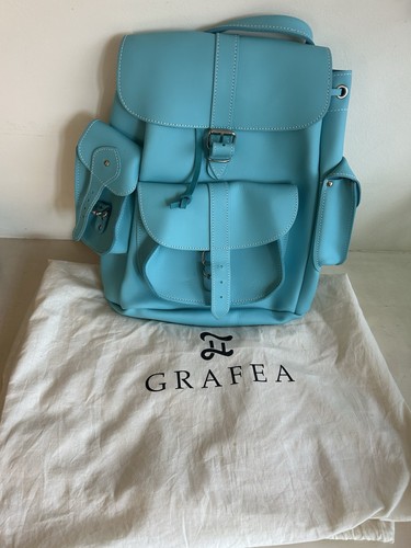 Luxury turquoise blue leather - blue,