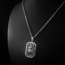 Unisex Vintage Look Silver