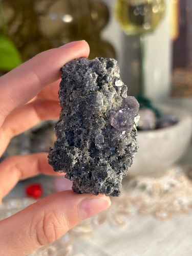 Rare purple tanzanite fluorite - rare,