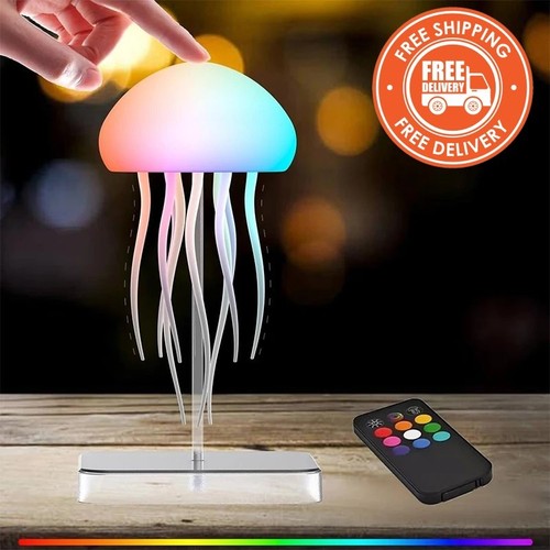 Led jellyfish lamp - jellyfish, light