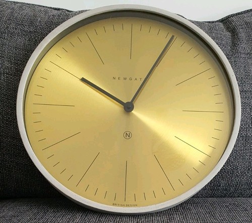 Newgate wall clock gold face - wall,