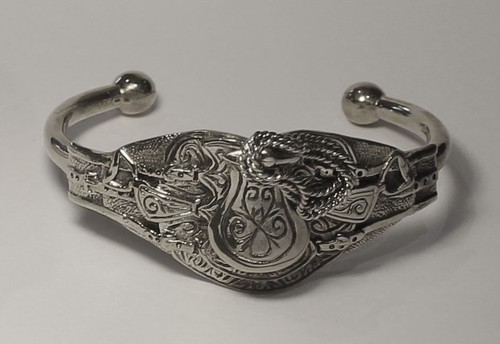 Saddle bangle sterling silver - bangle,,