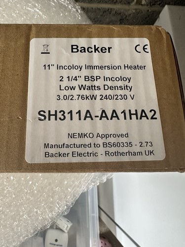 Backer incoloy immersion - incoloy,