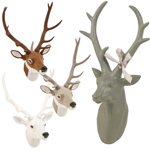 Wall mounted reindeer head - wall,