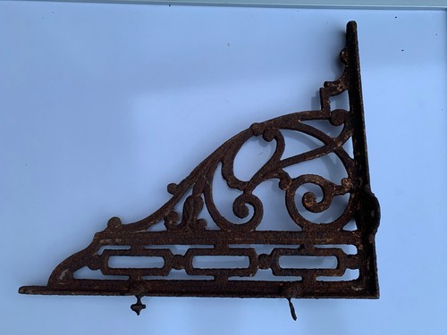 Victorian iron cistern shelf - iron,