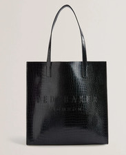 Ted Baker CROCCON Large Croc Texture Icon Tote shopper bag  genuine NEW