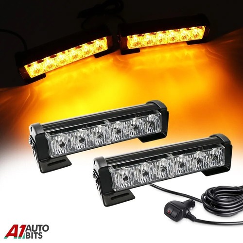 Amber led flashing grill - amber,