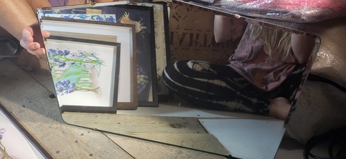 Vintage art deco bevelled - vintage,