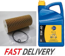 Audi A4 (00-04) B6 1.9 TDI AVB AWX AVF BKE Oil Filter 5W40 Engine Oil Sevice Kit