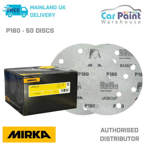 Mirka basecut p180 grit 150mm - basecut,
