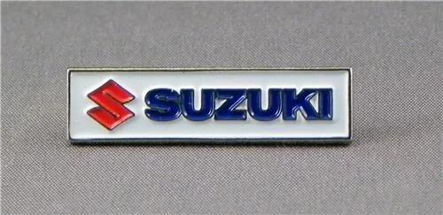 Suzuki motorcycle pin badge