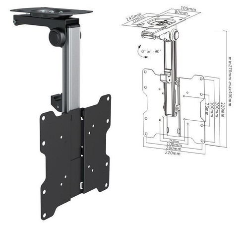Tilt swivel flip down - flip,